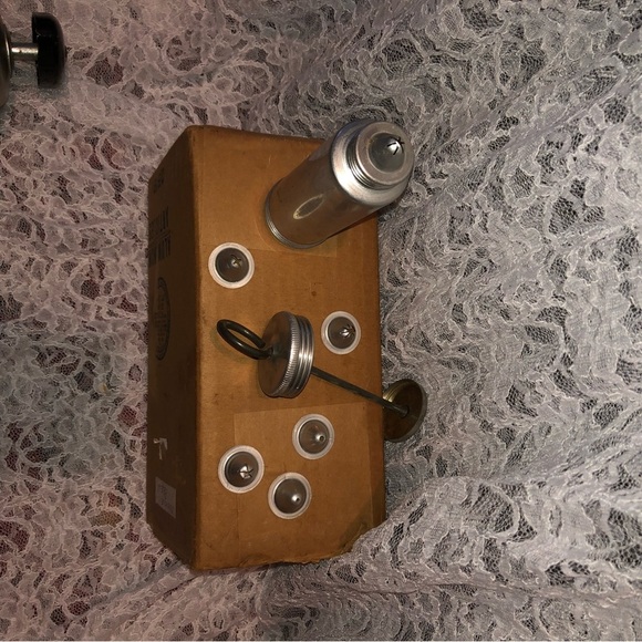 Vintage Silver Cookie Press Set , two sizes with several attachments. - Picture 4 of 12